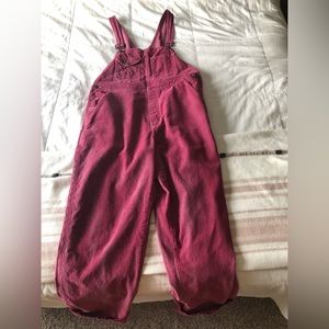LL BEAN Corduroy Overalls